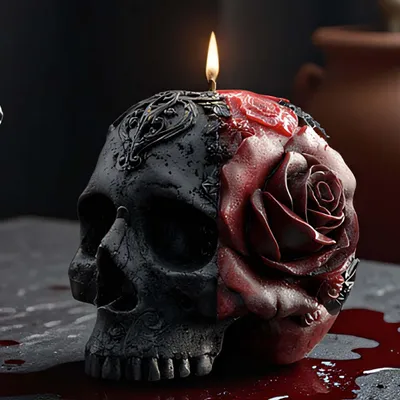 Produktbild von Halloween Totenkopf Hand Geist Zylinder Formen Silikon Welle Spirale Kerzenform - Silikon Harz Gießformen für Kerzen & Harz & Seife Handwerk Zubehör