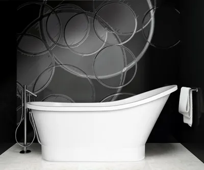 Obrázok produktu pre Klasický dizajn voľne stojacej vane Moderná vaňa Biela 160x68cm
