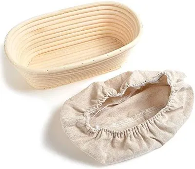 Fermentationskörbchen oval 15×8×5 cm Naturrattan