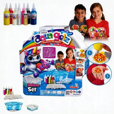 Produktbild von Simba Aqua Gelz Kreativ-Set Deluxe Wasserfiguren 3D für Kinder
