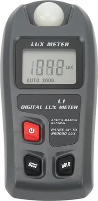 Produktbild von Digitales Lichtmessgerät, Beleuchtungsstärkemesser, Luxmeter, Illuminationometer, automatische Abschaltung, LCD-Display