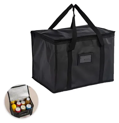 Productafbeelding van Koeltas - 40 liter - Opvouwbaar - Geïsoleerd - Picknicktas - Zwart