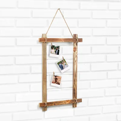 Image de Evila Originals, accroche-photos, naturel, corps en bois, 39 x 58 cm