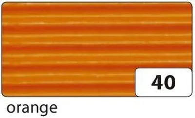 Immagine prodotto di Folia 741040 Cartone ondulato - 50 x 70 cm, arancione