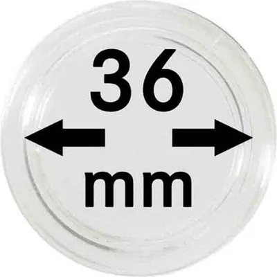 Produktbild von Lindner 2251036 Münzkapseln 36 mm-100er Pack