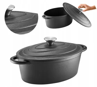 Produktbild von Ambition Iron Gusseisen Bräter mit Deckel für Braten