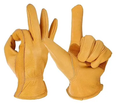 Produktbild von Schneidresistente Gartenhandschuhe aus Leder