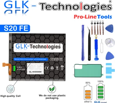 Produktbild von GLK-Technologies für Original Samsung Akku EB-BG781ABY Galaxy S20 FE 5G TOP Batterie