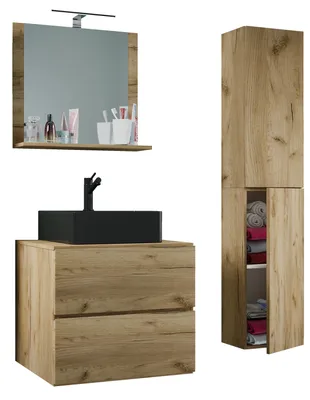 Obrázek produktu pro 4dílné umyvadlo koupelnový nábytek Lendas 60 cm L zásuvka