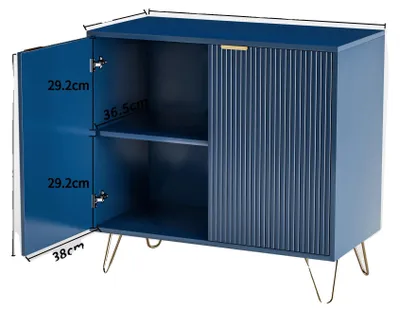 Image de Commode, design minimaliste, rangement fonctionnel, deux portes