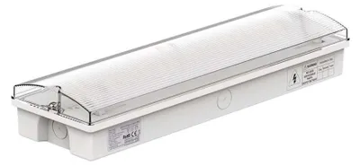Obrázok produktu pre Núdzové svetlá - 24 hodín - IP65 - biele - 3W - 130 lumenov - 6400K