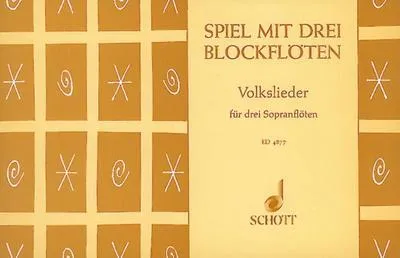 Produktbild von Spiel mit 3 Blockflöten