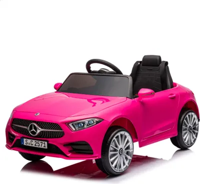 Obrázek produktu pro Dětské autíčko AIORBER na dálkové ovládání, Mercedes-Benz CLS, odpružení 4 kol, hudba Bluetooth, ovládání hlasitosti, LED světla, vhodné pro děti ve věku 37-95 měsíců