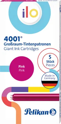 Produktbild von Pelikan Großraum-Tintenpatronen ilo 4001 GTP/5 pink