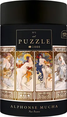 Zdjęcie produktu dla Puzzle okrągłe 500 elementów Interdruk – Secret Garden 1 – kolekcja artystyczna – ⌀63 cm