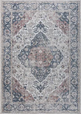 Obrázok produktu pre Tapiso koberec RITZ vintage modrá krémová obývacia izba spálňa 240 x 340 cm
