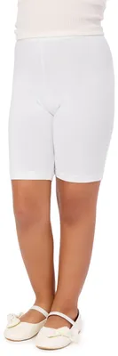 Image de Leggings courts en coton pour fille Merry Style MS10-227 (blanc, 134 cm)