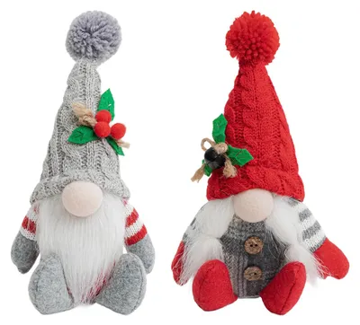 Produktbild von Weihnachtswichtel Weihnachtsfigur Weihnachtsdeko - 30 cm - Plüsch - Braun - Weihnachtsdekoration