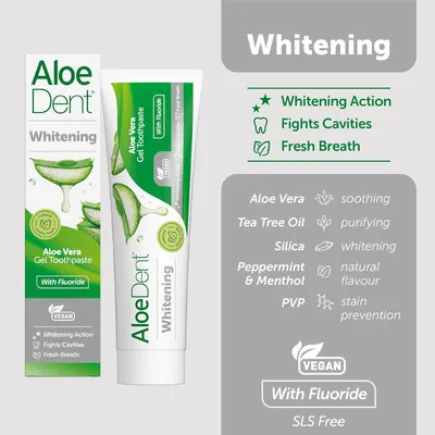 Produktbild von AloeDent Zahnaufhellende Zahnpasta 100ml