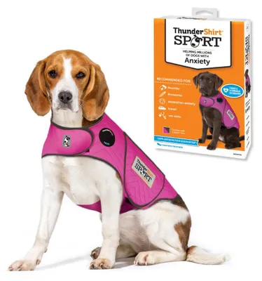 Produktbild von ThunderShirt Für Hunde, Fuchsia Sport – Hunde-Angstweste, Größe M