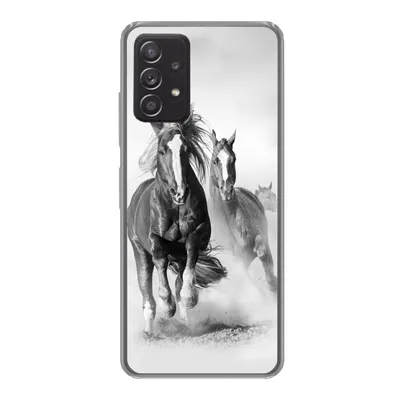 Produktbild von MuchoWow® Handyhülle Schutzhülle Hülle für Samsung galaxy a73 Pferde - Tiere - Illustration Silikon Softcase Handy Hülle - Handyhülle