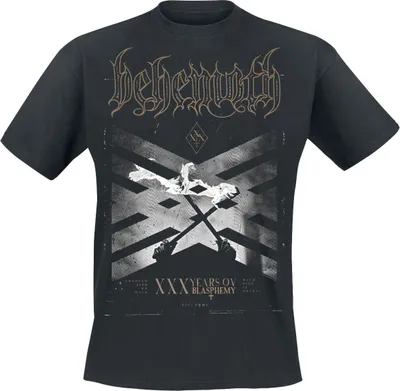 Produktbild von Behemoth T-Shirt Herren With Fire In Hearts schwarz S
