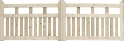 Produktbild von Doppeltor Konsta Elda ohne Schloßfräsung 300 x 100 cm natur