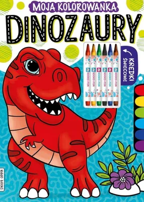 Immagine prodotto di Kolorowanka dla dzieci Dinozaury z kredkami