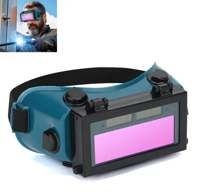 Produktbild von Schweißschutzbrille automatisch abdunkelnd mit Flip-Up Visier, Schweißbrille Solar mit LCD Filter DIN 3–11 für Schweißen & Schneiden