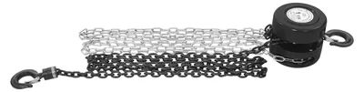 Produktbild von Handkettenzug - Manueller Kettenzug - Tragkraft 1 t (1000 kg) - 3 m Hubhöhe Kette - 2-strängig - Hochfester Stahl,