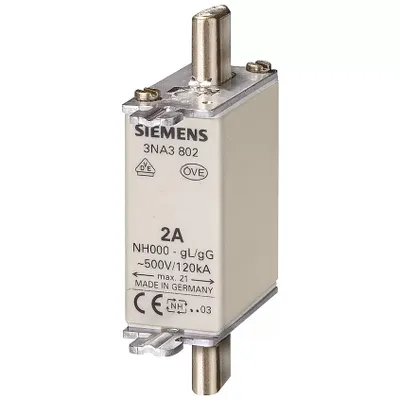 Obrázok produktu pre Siemens 3NA3801, 1 kusov, 65 mm, 62 mm, 84 mm, 130 g
