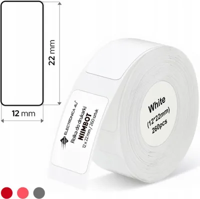 Immagine prodotto di Niimbot štítky RP 12x22mm 260ks White pro D11 a D110