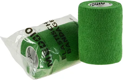 1 Haftbandage Selbsthaftende Bandage / Fixierbinde 7,5 cm x 4,5 m grün