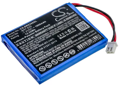 Zdjęcie produktu dla TECHTEK Bateria kompatybilny z [Deviser] S30 zastępuje BAT-S30