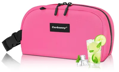 Produktbild von Gefrierbare Lunchtasche mit herausnehmbaren Gel-Packs, Mini-Kühltasche, Rose Red