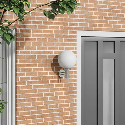 Zdjęcie produktu dla Zewnętrzna lampa ścienna Srebrny 28 x 25 x 38 cm