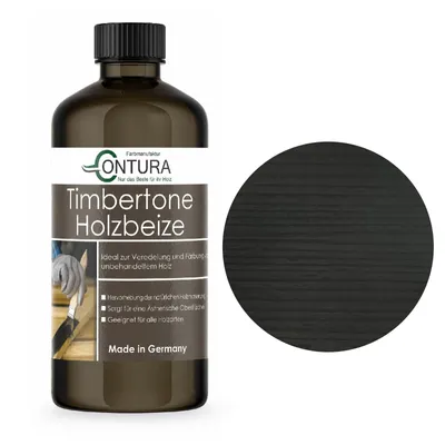 Produktbild von Contura Holzbeize 250ml Holzfarbe Tischler Positiv Beize Holz Farbe Wasserbeize Parkett - Anthrazit