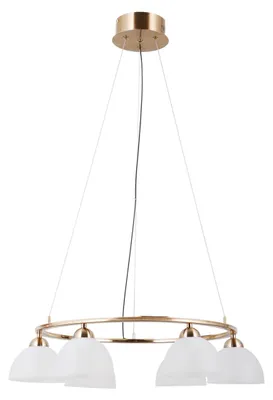 Zdjęcie produktu dla Lampa wisząca LED MONTIELA złota 30W Ciepła biel 1544lm metal wym:120x63x63cm IP20 Italux