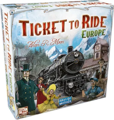 Obrázek produktu pro Asmodee Ticket to Ride: Europe, Stolní hra, Cestování/dobrodružství, 8 rok/roky, 30 min, Rodinná hra