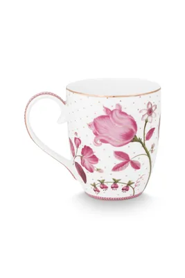 Produktbild von PIP STUDIO Jolie Tulip Pink Becher XL 450ml