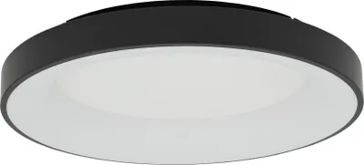 Zdjęcie produktu dla Plafon LED okrągły NIKKI LED czarno-biały 60W Ciepła biel 5200lm metal wym:9x60x60cm IP20 Nowodvorski Lighting
