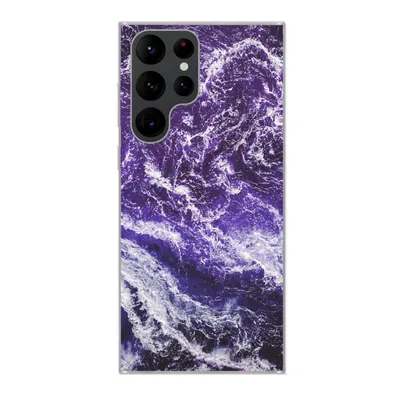 Produktbild von MuchoWow® Handyhülle Schutzhülle Hülle für Samsung Galaxy S22 Ultra Mineralien - Muster - Naturstein Silikon Softcase Handy Hülle - Abbildung