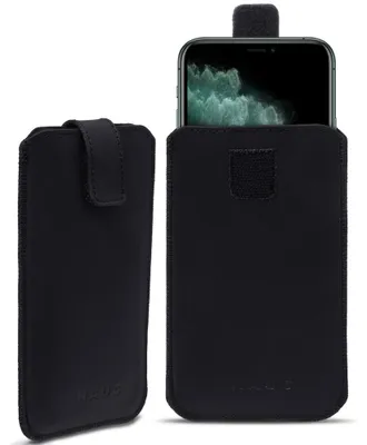 Produktbild von Handy Hülle Apple iPhone 11 Pro Max Leder Tasche Hülle Pull Tab Schutzhülle Case