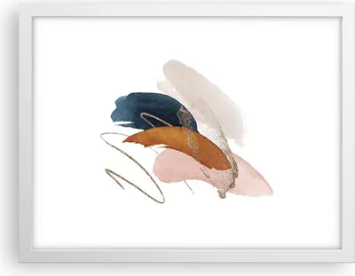 Produktbild von Gerahmtes Poster - Weißer Rahmen - Die Farben Abstraktion Stück - 40x30 cm - Wand Bild - Wanddeko - Wandbilder - Kunstposter - Wandposter - Bilderrahmen - Bilder - Kunstdruck - P2WAA40x30-5100