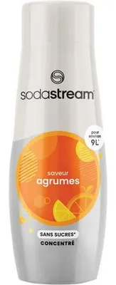 Image de Concentré Sodastream Agrumes Sans Sucre Boisson Pétillante Aux Agrumes, Sans Sucres - Sodastream