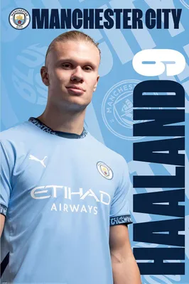 Zdjęcie produktu dla Manchester City – Haaland – 61 x 92 cm – plakat