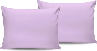 Immagine prodotto di L'Essentiel Linge de Maison, Lilla, set di federe (2 pezzi) (EU) (IT), viola, 100 % COTONE RANFORCE, 50 x 80 cm