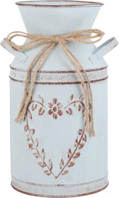 Immagine prodotto di Vaso rustico in metallo per cactus, balcone, soggiorno