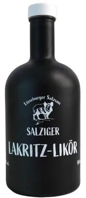 Produktbild von Lüneburger Salzsau | Salziger Lakritz Likör | 0,5l. Flasche