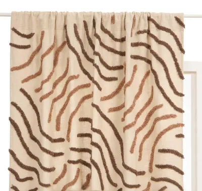 Produktbild von Vorhang hawki 130 x 260 cm, braun - Atmosphera créateur d'intérieur